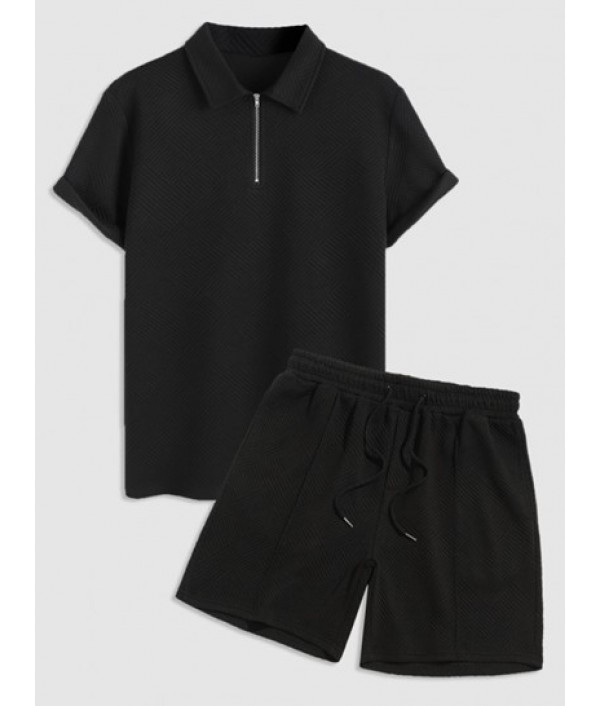 Geometric Jacquard Textured Po...