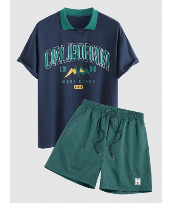 Men's CALIFORNIA WEST COAST Flag Pattern...