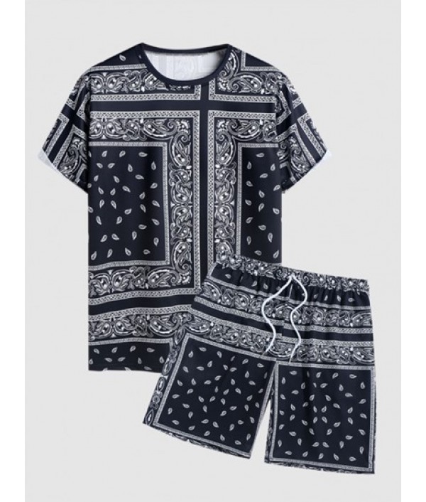 Men's Co Ord Two Piece Set Summer Vacati...