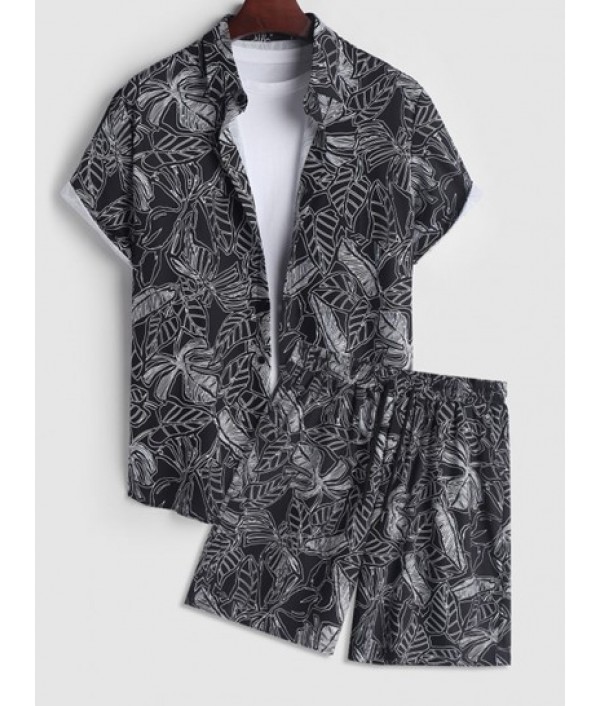 Men's Two Piece Summer Vacation Beach Le...