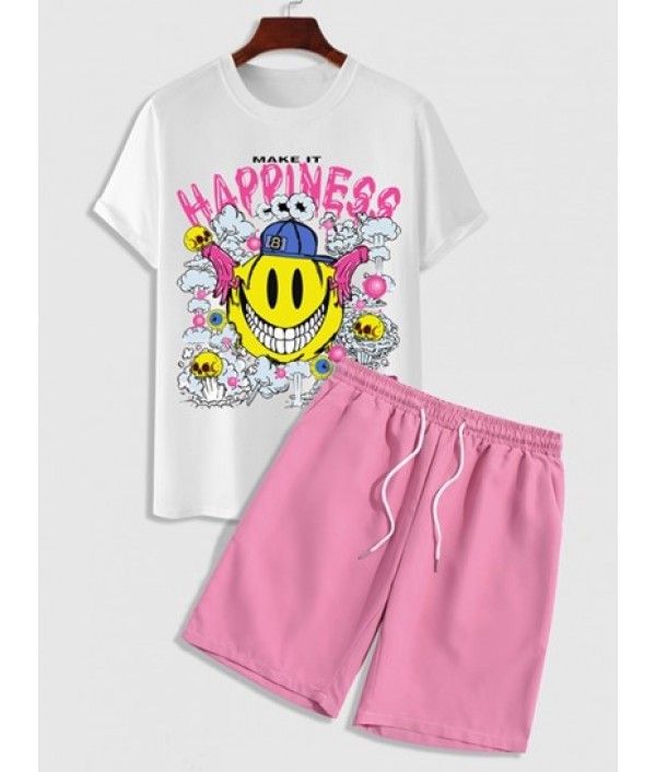 Men's Cartoon HAPPINESS Smile ...