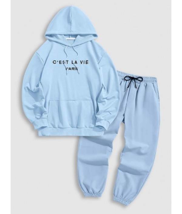 Letter C'EST LA VIE PARIS Embroidery Ess...