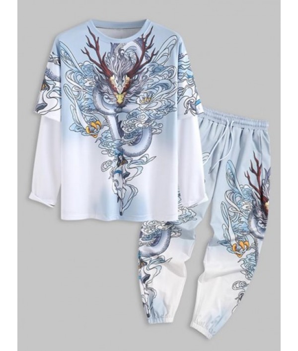 Men's Chinese Style Dragon Pri...