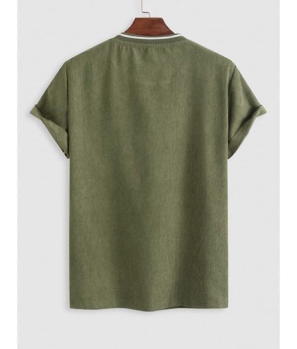 Men's Corduroy BOSTON ATLANTIC COAST Embroidery Blokecore Short Sleeves Pullover Tee And Embroidered Drawstring Shorts Set Men's Corduroy BOSTON ATLANTIC COAST Embroidery Blokecore Short Sleeves Pullover Tee And Embroidered Drawstring Shorts Set