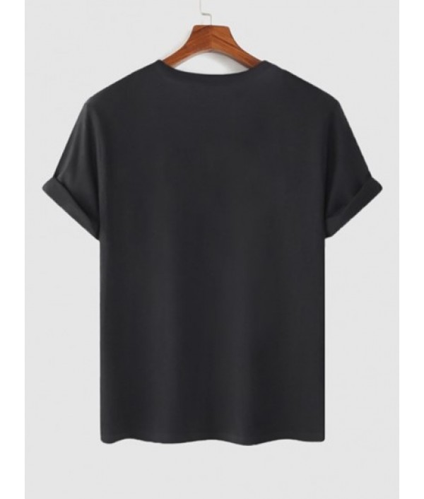 PICK ME Bear Print Short Sleeve T Shirt And Basic Casual Shorts Set PICK ME Bear Print Short Sleeve T Shirt And Basic Casual Shorts Set