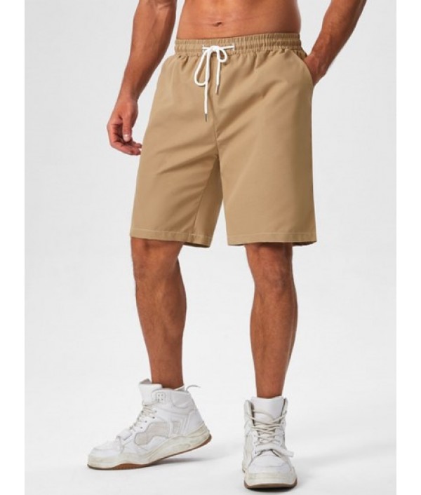 Men's Bear Print Short Sleeve T Shirt And Basic Casual Shorts Set Men's Bear Print Short Sleeve T Shirt And Basic Casual Shorts Set