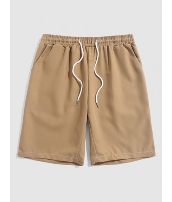 Floral Pattern Short Sleeves Vacation Shirt With Basic Casual Shorts Set